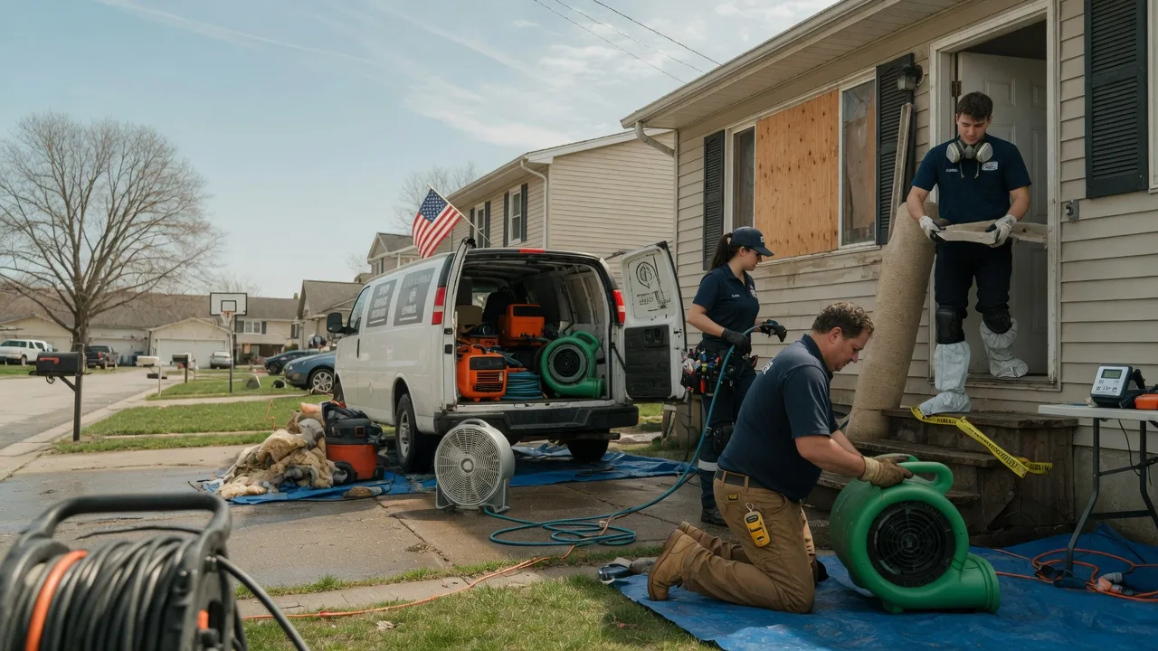 Water Damage Restoration in Burlington, ND near me